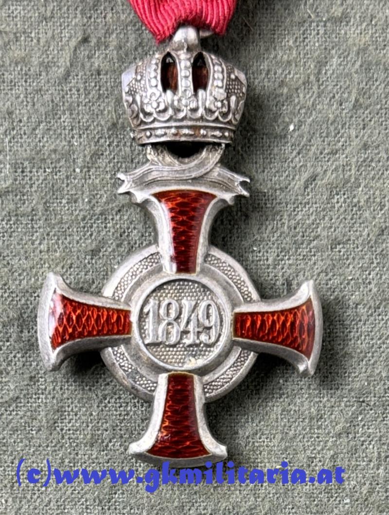 k.u.k. Silbernes Verdienstkreuz mit Krone !!