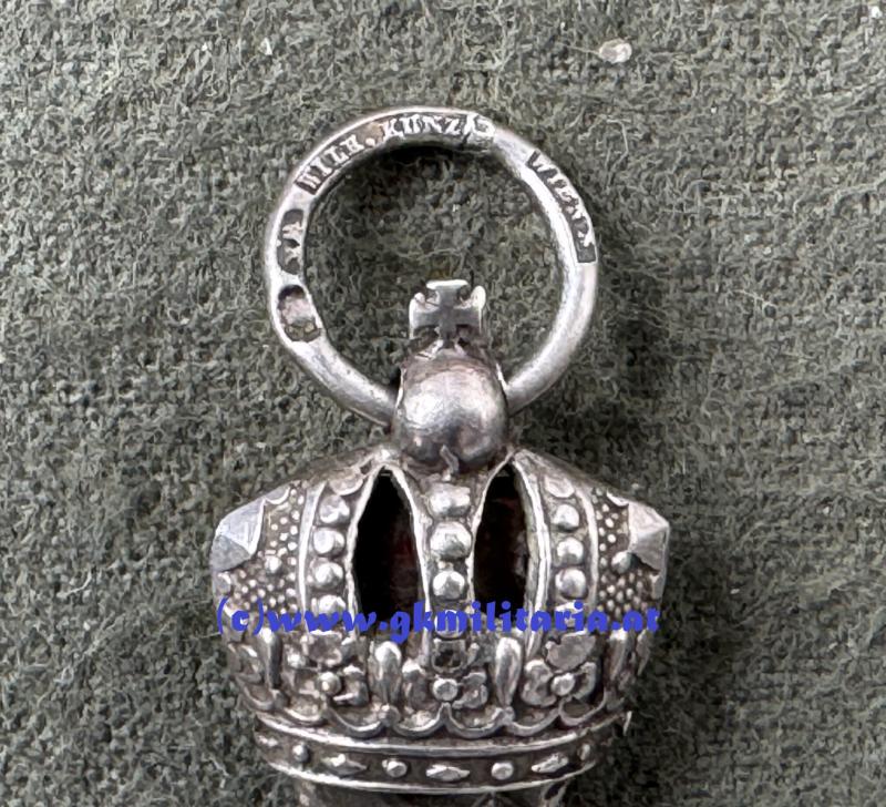 k.u.k. Silbernes Verdienstkreuz mit Krone !!