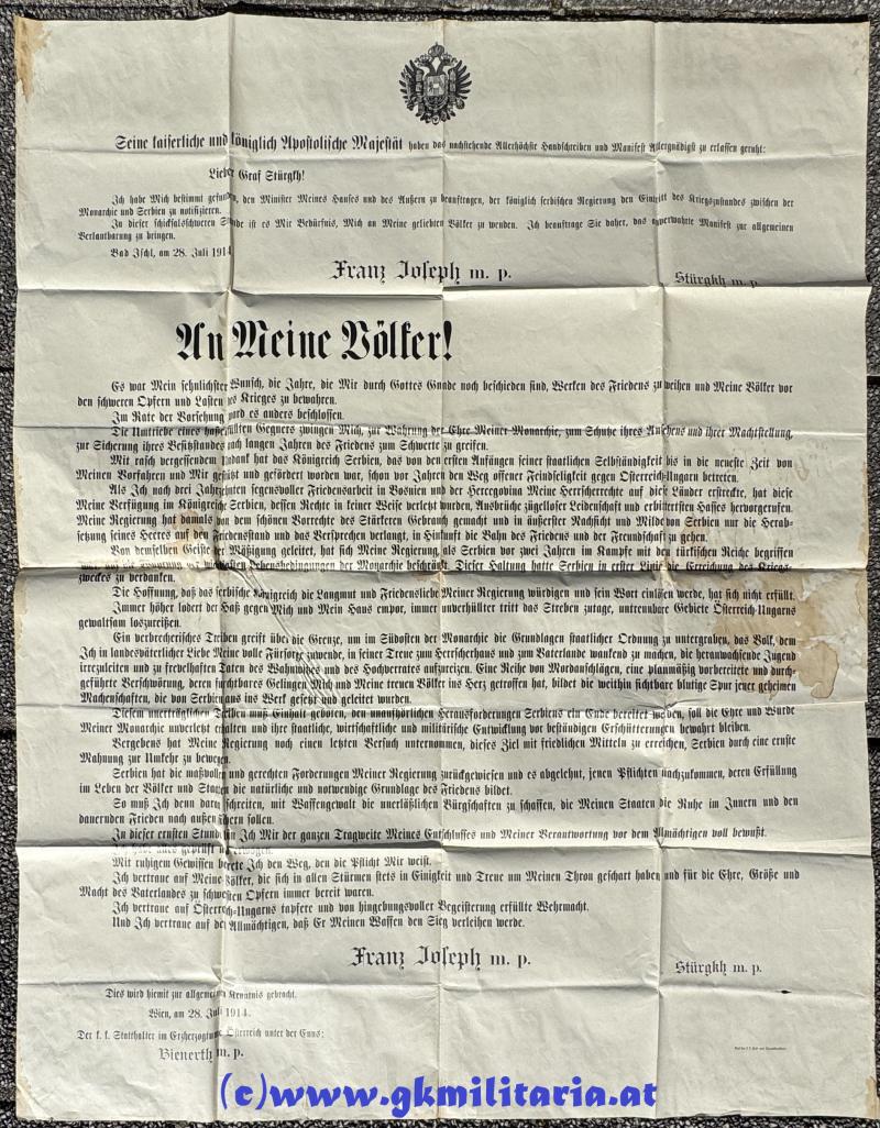 Großes Plakat Manifest