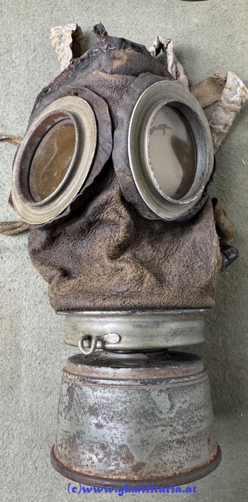 Deutsches Kaiserreich - Gasmaske 1. Weltkrieg!