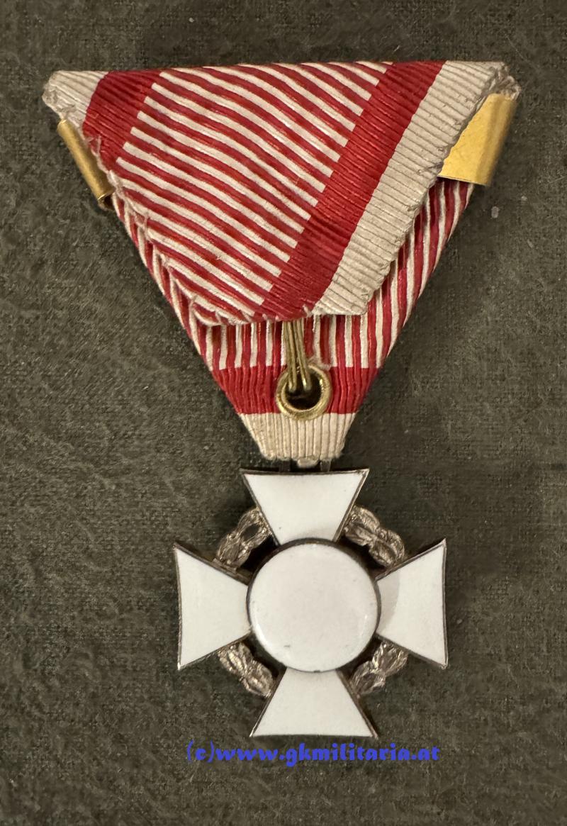 k.u.k. Militärverdienstkreuz 3. Klasse mit KD und WH-Spange im Etui! - Variante!!