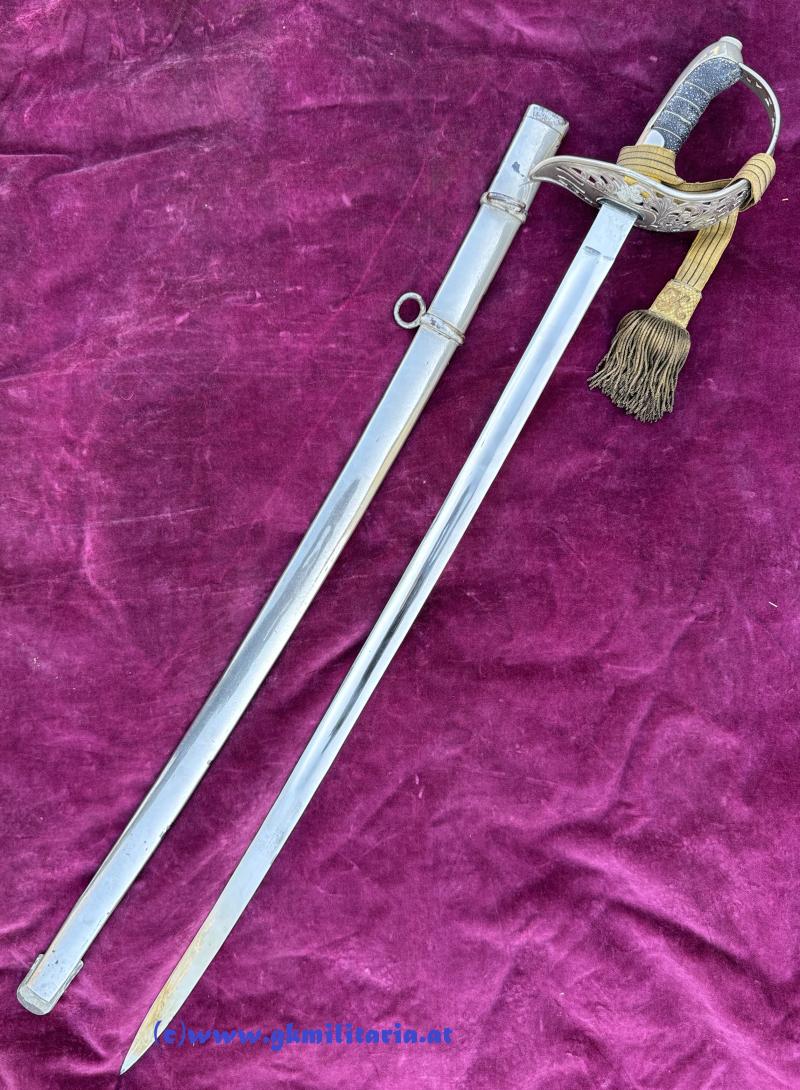 Komplette Säbel-Garnitur Säbel M1904 Kavallerie für Offizier mit Portepee und Gehänge!!