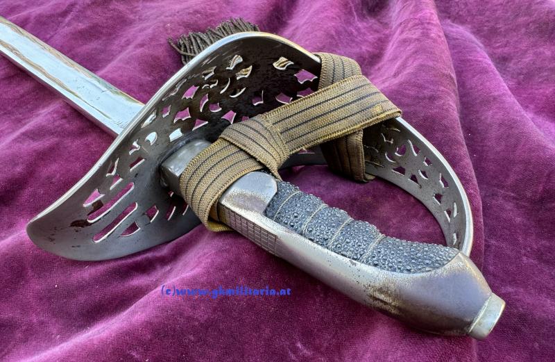 Komplette Säbel-Garnitur Säbel M1904 Kavallerie für Offizier mit Portepee und Gehänge!!