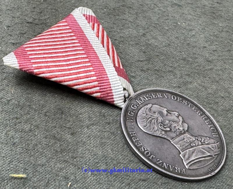 k.u.k. Silberne Tapferkeitsmedaille 1. Klasse Kaiser Franz Josef I.!!