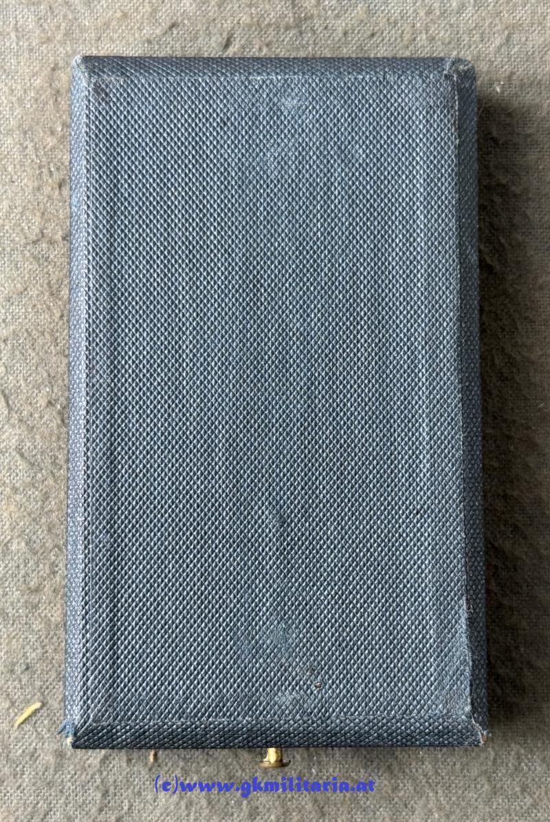 k.u.k. Goldenes Verdienstkreuz im Etui! - GOLD im frühen ETUI!