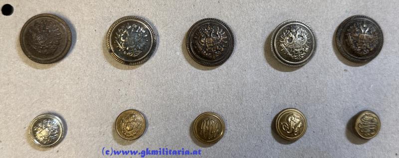 Konvolut k.u.k. Beamte - Knöpfe - Schulterklappe!!