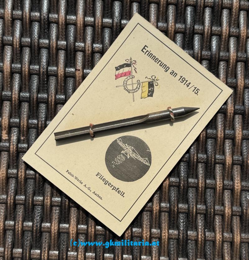 k.u.k. Fliegerpfeil - Erinnerung an 1914/15!