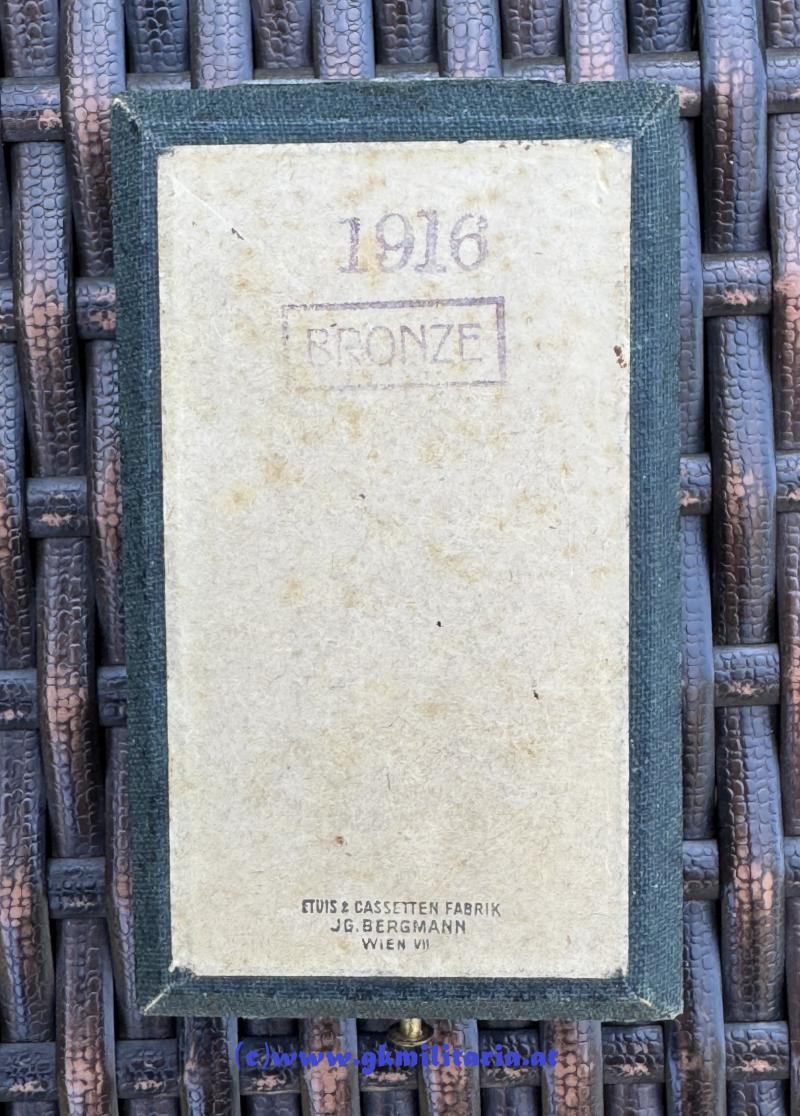 k.u.k. Goldenes Verdienstkreuz im Etui! - VARIANTE SILBER von H.U.W.!!