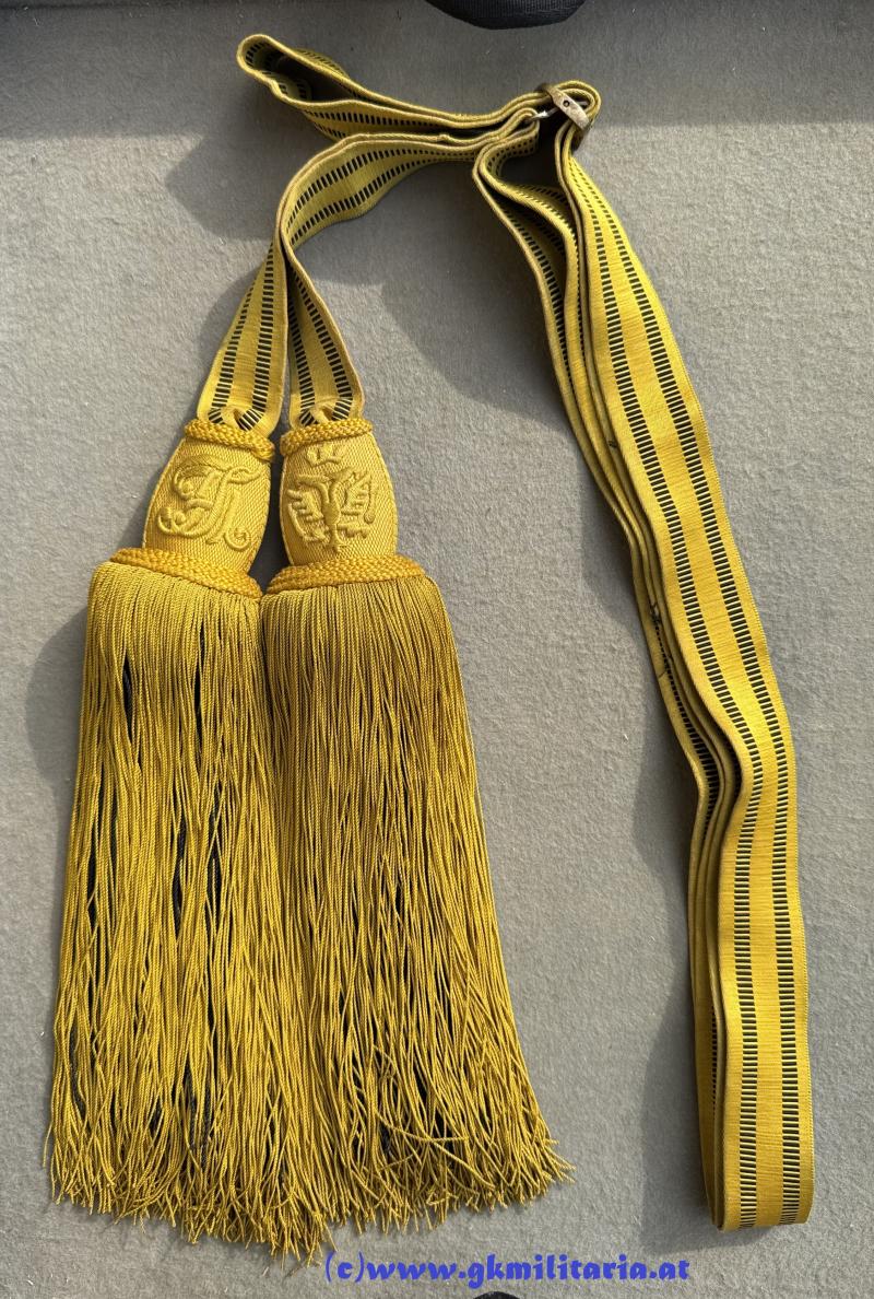 k.u.k. Feldbinde für Offiziere - Varianter Verschluss!