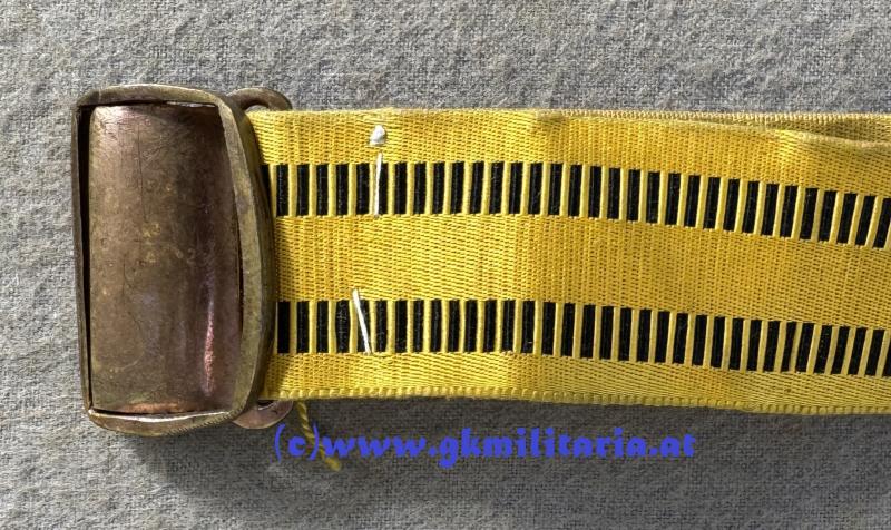 k.u.k. Feldbinde für Offiziere - Varianter Verschluss!