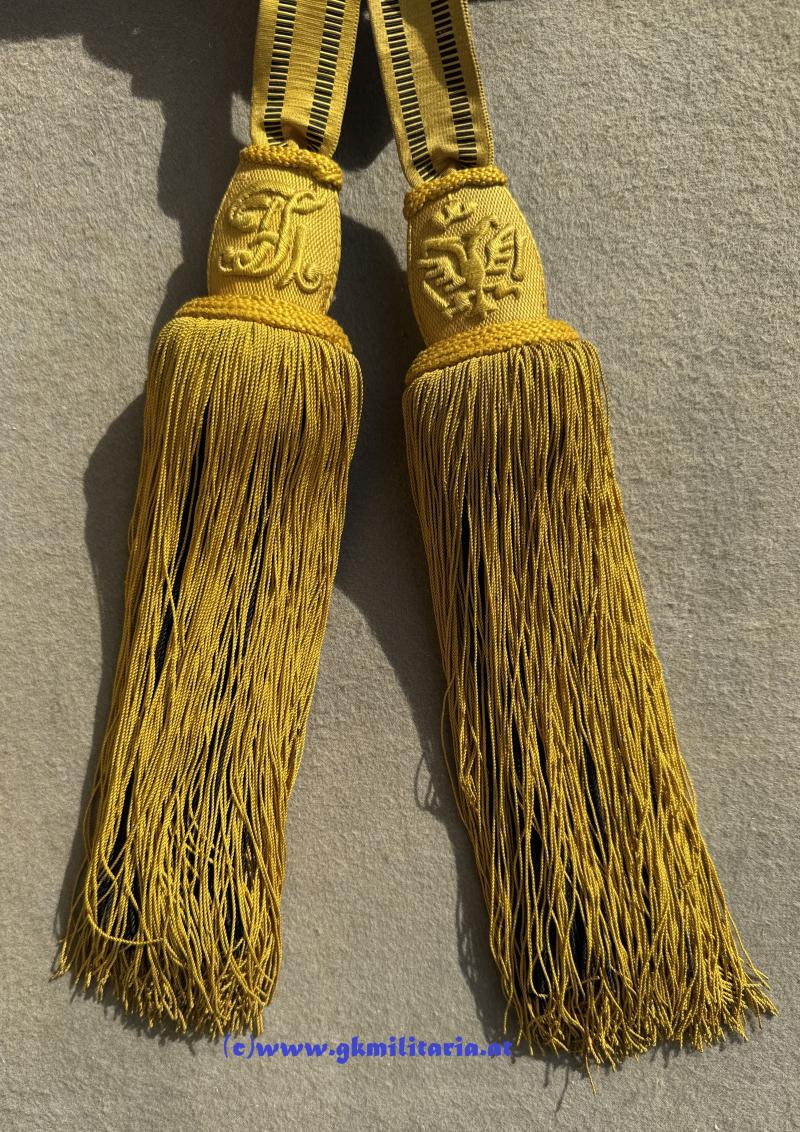 k.u.k. Feldbinde für Offiziere - Varianter Verschluss!