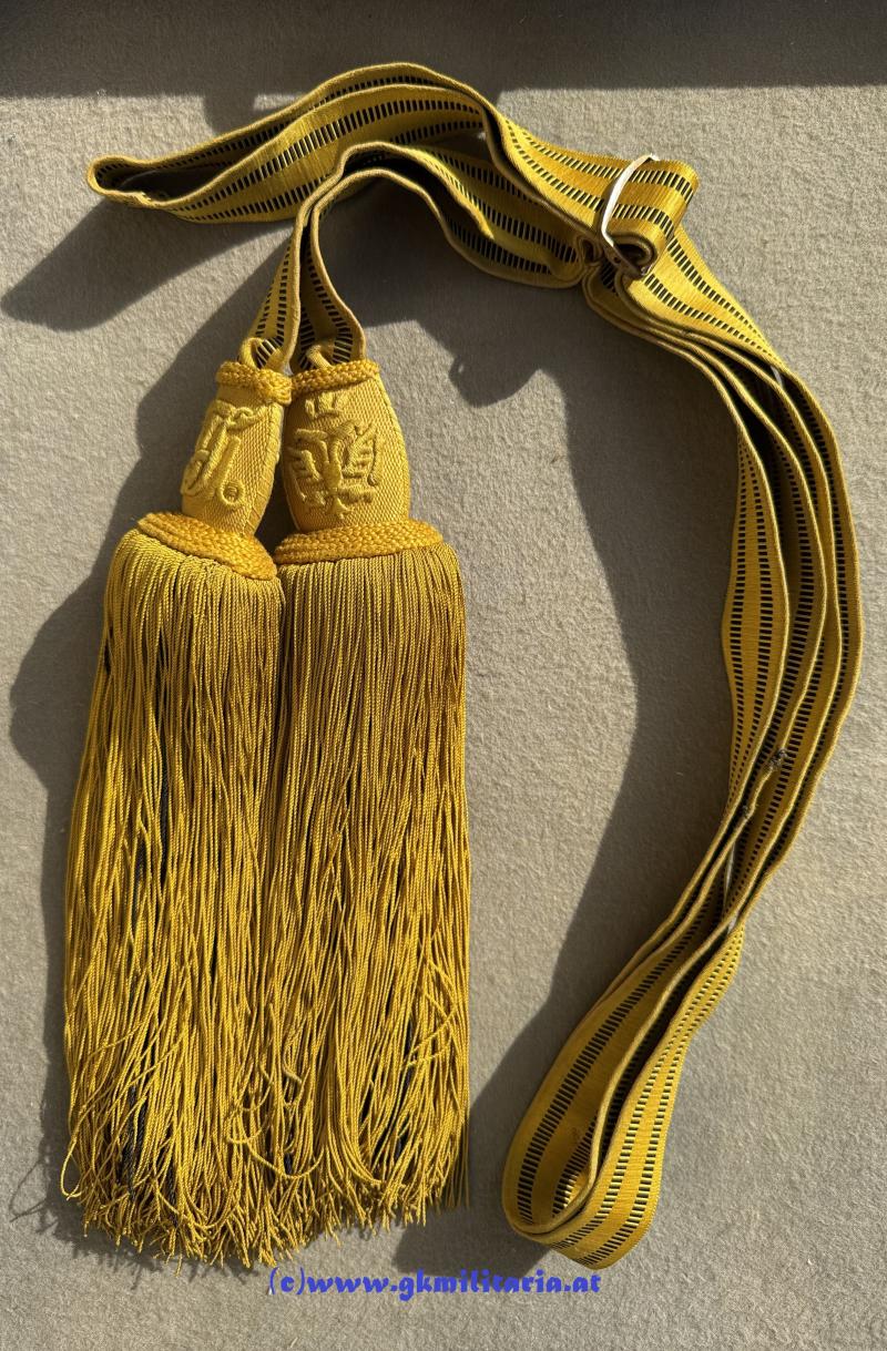 k.u.k. Feldbinde für Offiziere - Varianter Verschluss!