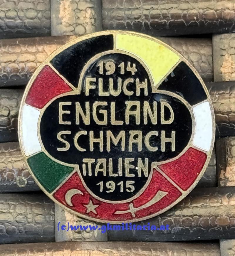 k.u.k. Abzeichen Propaganda - Viererbund Türkei -