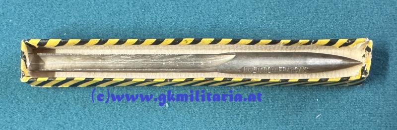 k.u.k. Patriotischer Fliegerpfeil im Verkaufskarton!! - Selten!