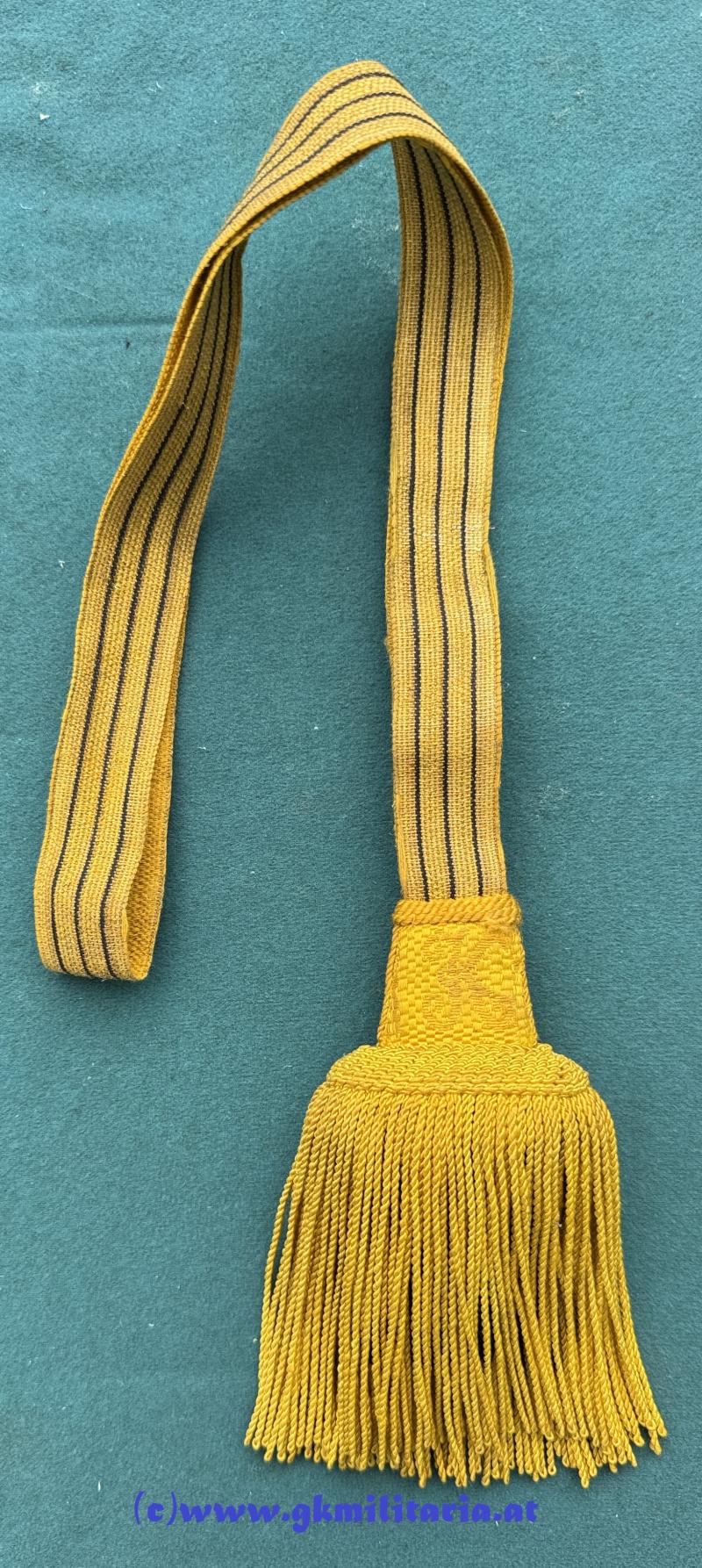 k.u.k. Portepee Säbel Kaiser Karl I. !