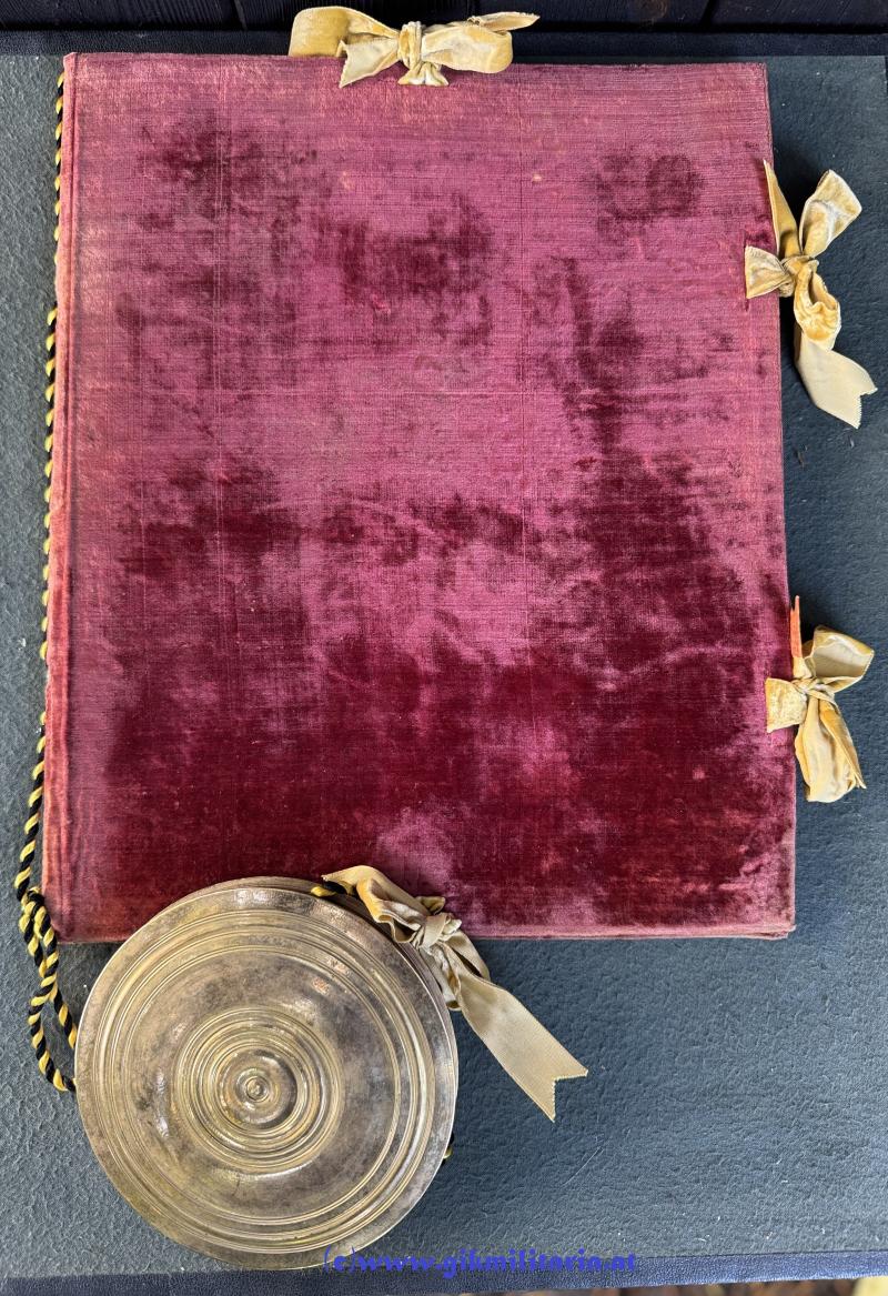 k.u.k. Adelsdiplom 1815 für Aloys Palkle von Palklay - Kaiser Franz I. von Österreich 1815 - Polen - Warschau - Salzverschleiss Direction Wieliczka!!