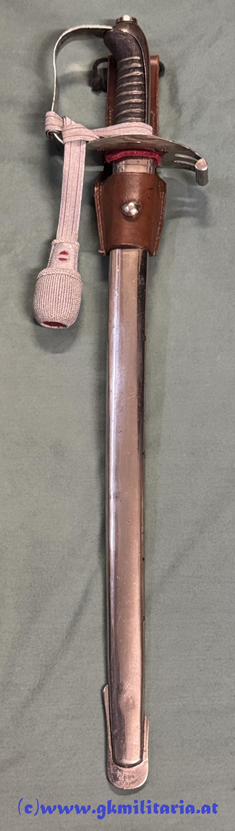 Österreichischer Polizeisäbel M1927 !! - Stecksäbel!! - Landes-Gendarmerie-Kommando Steiermark!