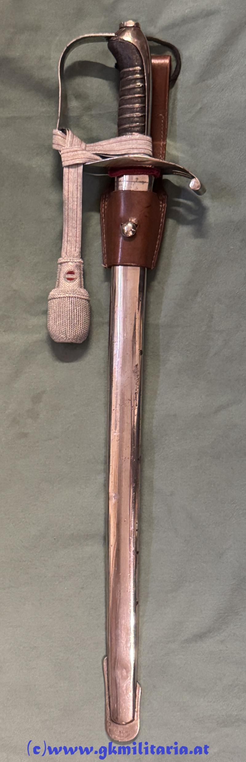 Österreichischer Polizeisäbel M1927 !! - Stecksäbel!! - Landes-Gendarmerie-Kommando Steiermark!