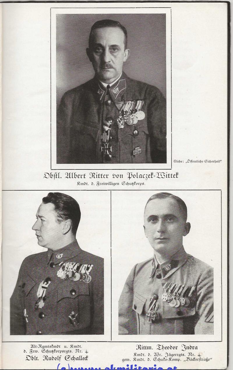 Gedenkschrift Wiener Heimatschutzregiment Nr. 4 - 19II34 - Bürgerkrieg 1934!!