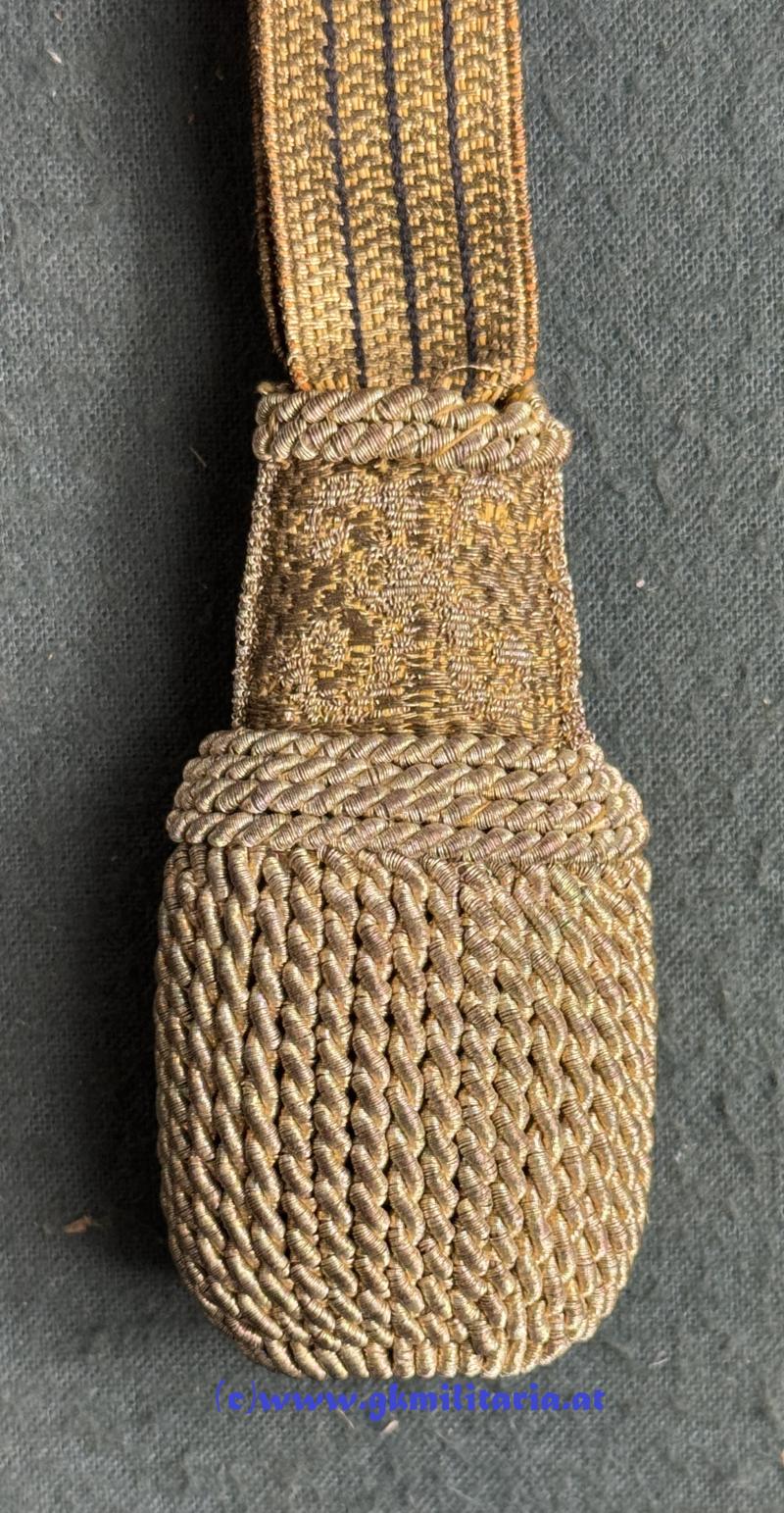 k.u.k. Portepee Kaiser Karl für Offiziere Bajonett!!