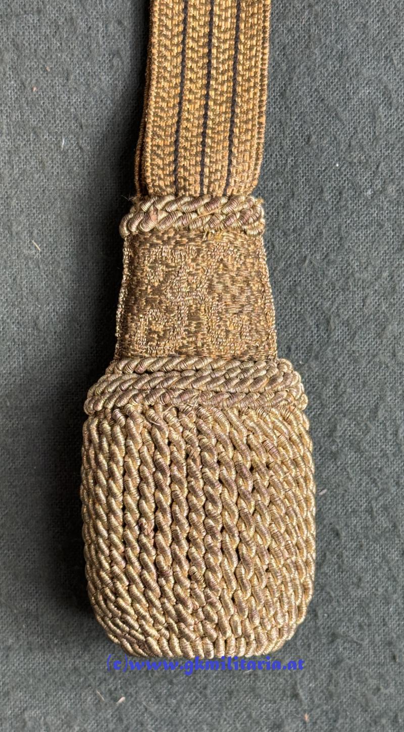 k.u.k. Portepee Kaiser Karl für Offiziere Bajonett!!