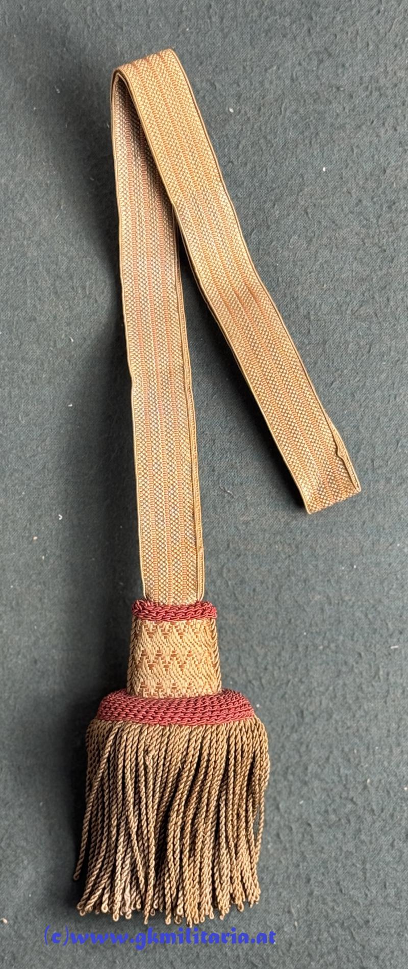 Portepee für Säbel Mannschaft - 1. Republik Österreich!