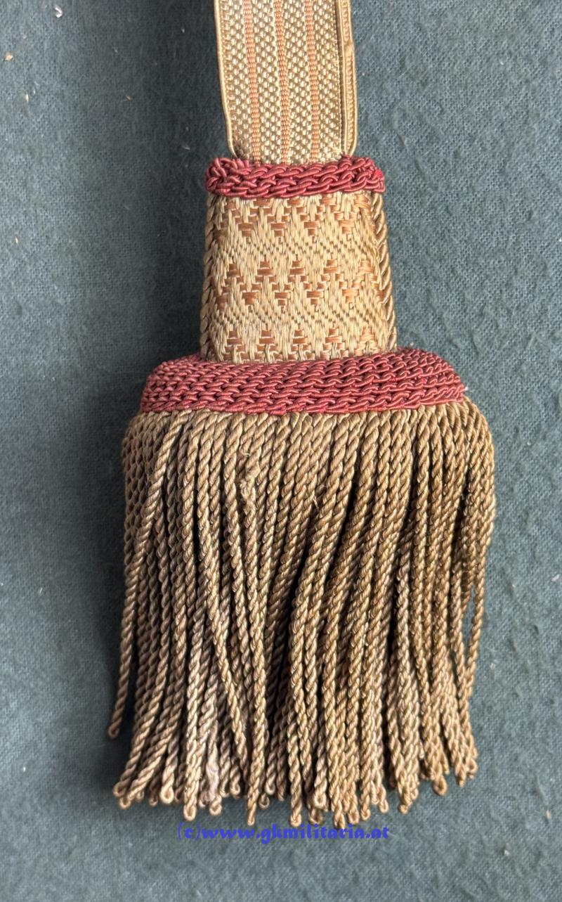 Portepee für Säbel Mannschaft - 1. Republik Österreich!