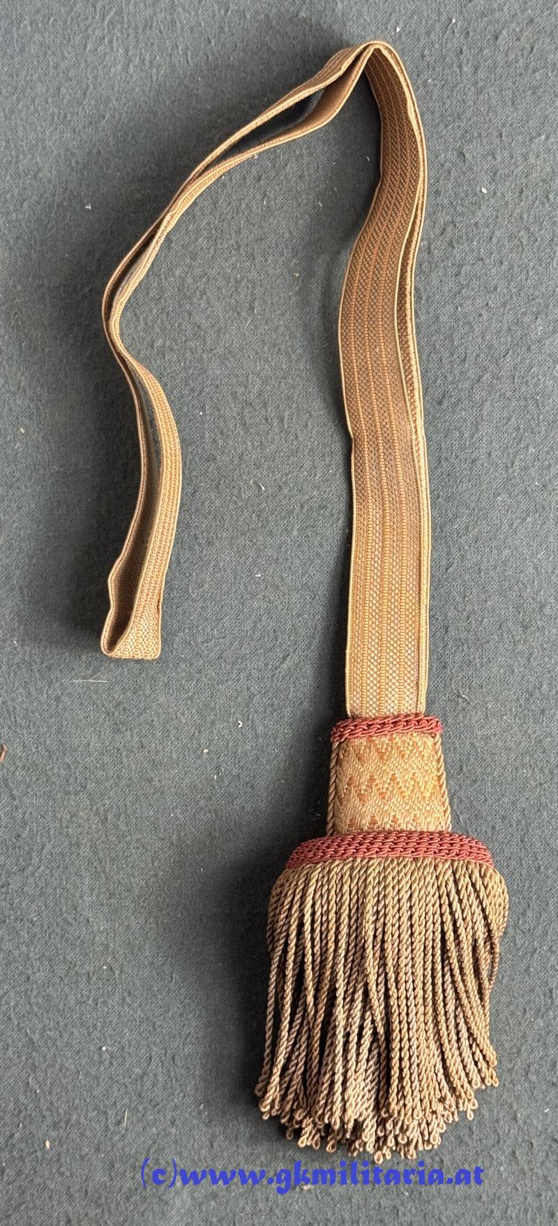 Portepee für Säbel Mannschaft - 1. Republik Österreich!