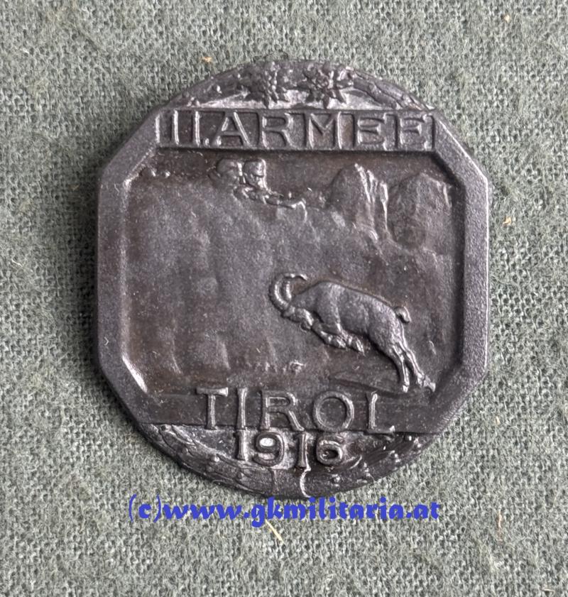 k.u.k. Kappenabzeichen 11. Armee -