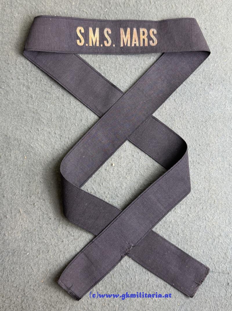 k.u.k. Kriegsmarine - Mützenband Matrosen u. Unteroffiziere