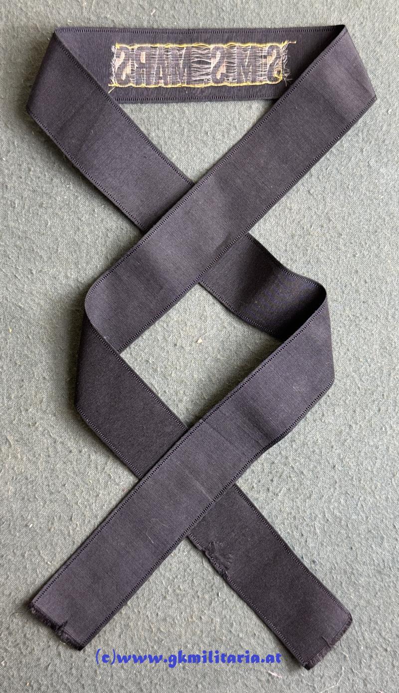 k.u.k. Kriegsmarine - Mützenband Matrosen u. Unteroffiziere