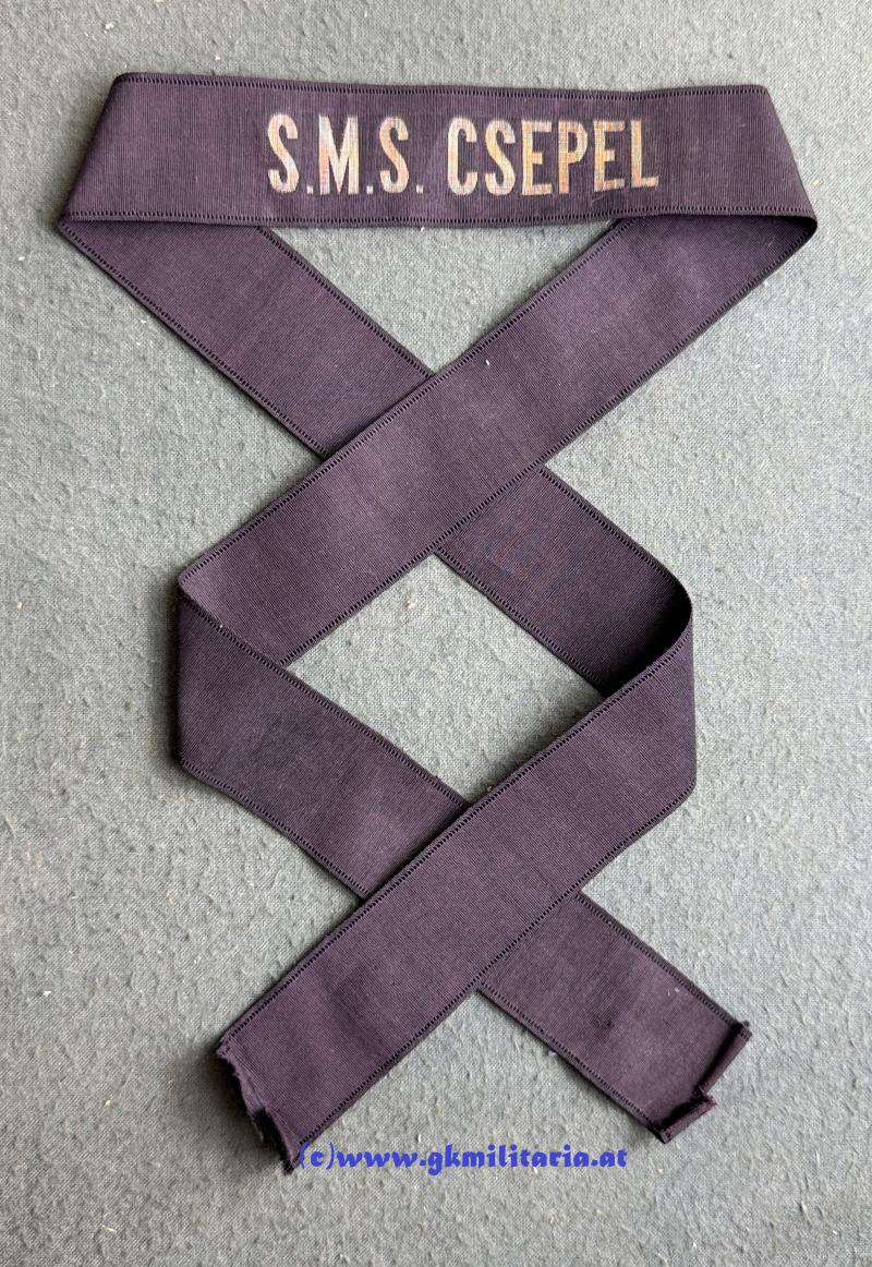 k.u.k. Kriegsmarine - Mützenband Matrosen u. Unteroffiziere