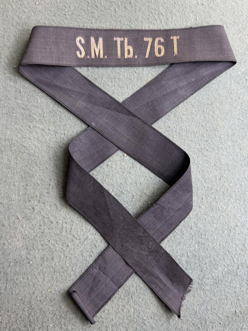 k.u.k. Kriegsmarine - Mützenband Matrosen u. Unteroffiziere