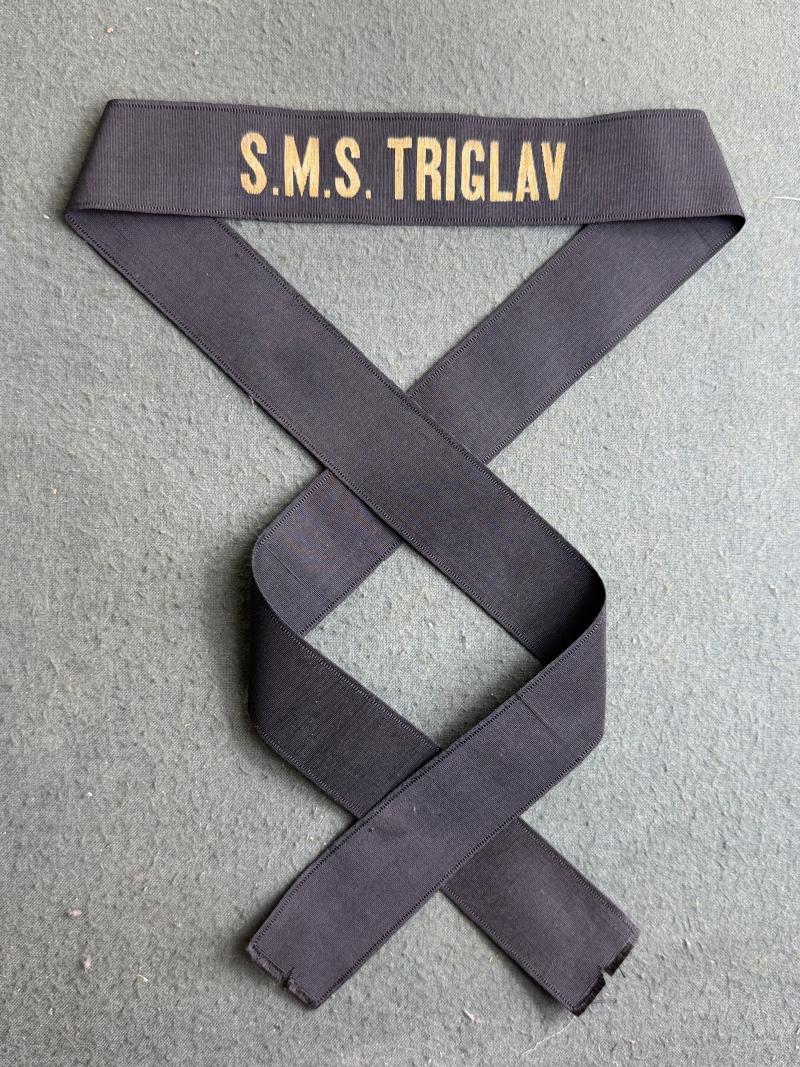 k.u.k. Kriegsmarine - Mützenband Matrosen u. Unteroffiziere