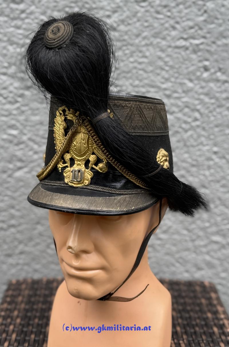 k.u.k. Tschako Artillierie für Subalternoffiziere!!