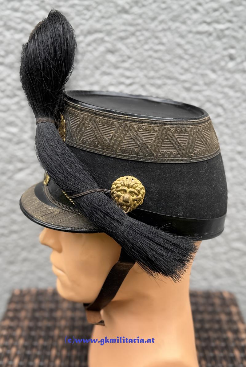 k.u.k. Tschako Artillierie für Subalternoffiziere!!