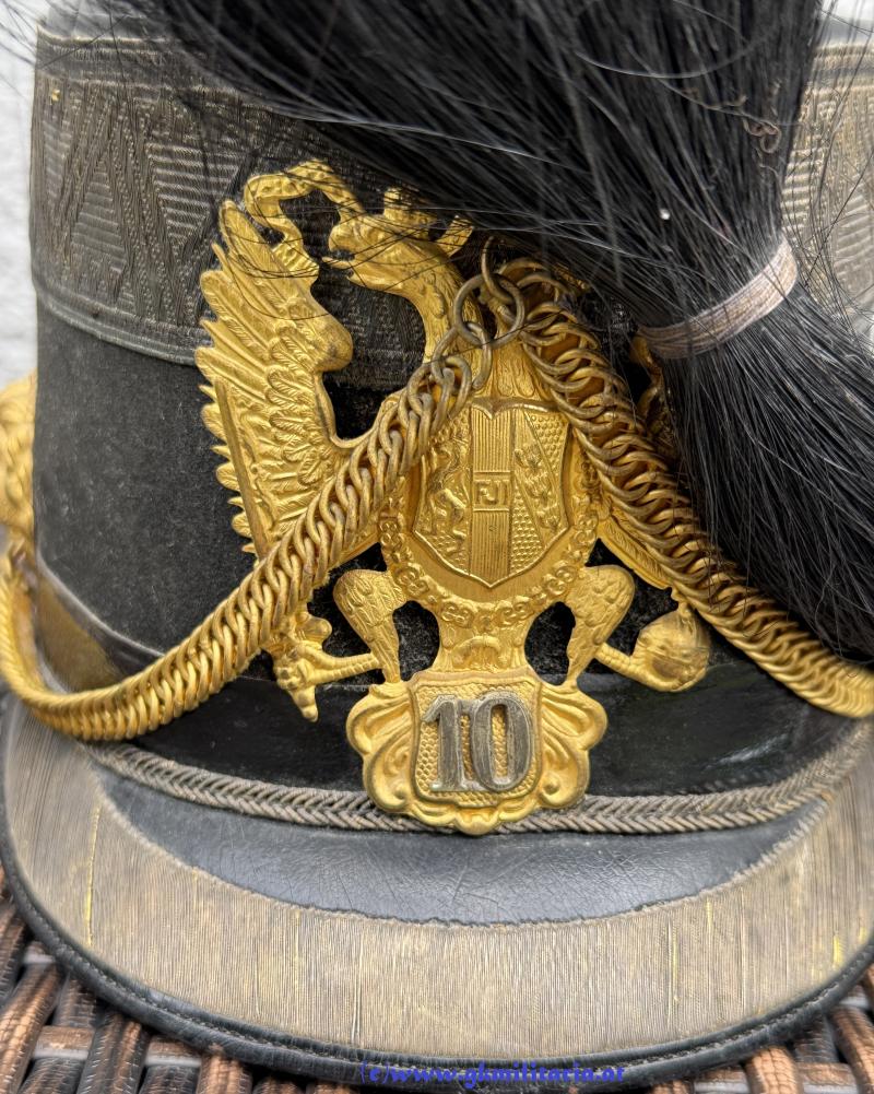 k.u.k. Tschako Artillierie für Subalternoffiziere!!