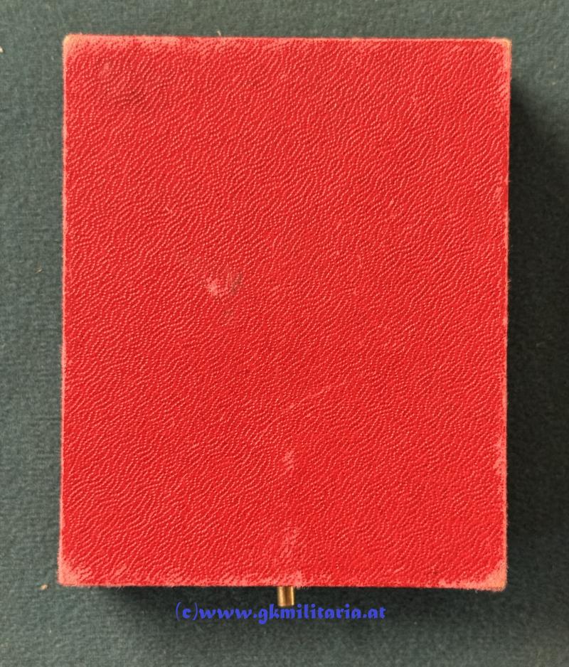 ÖSTERREICH - 1. REPUBLIK UND BUNDESSTAAT - Bronzenes Ehrenzeichen der Vaterländischen Front 2. Klasse im Etui!