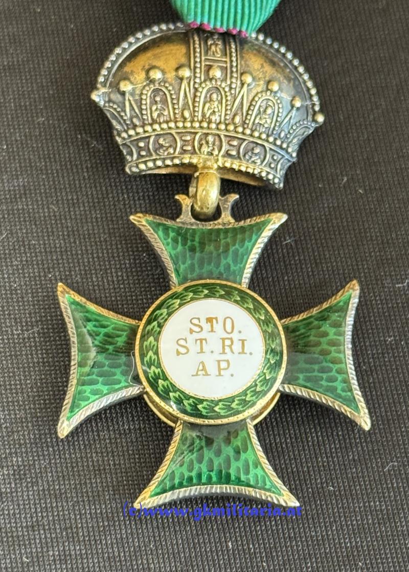 kuk Ritterkreuz St. Stephansorden!! - Hersteller C.F. Rothe!!