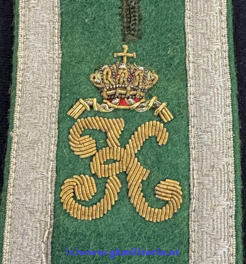 k.k. Landesschützen/Kaiserschützen - Schulterklappen für Oberoffiziere!