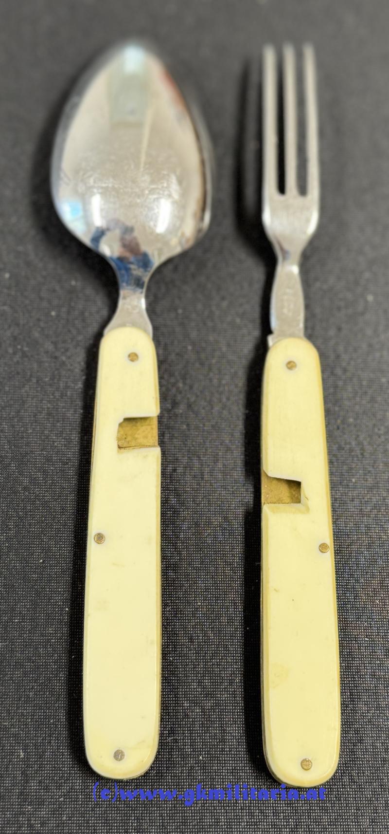 Essbesteck für k.u.k. Offiziere! - Löffel u. Gabel!!