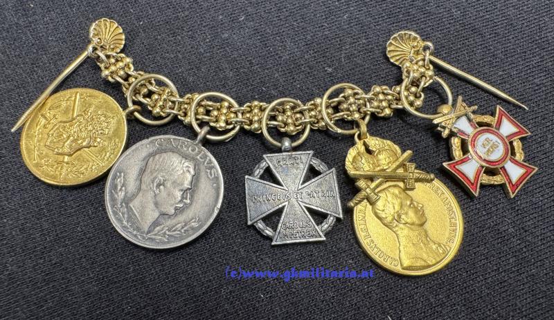 k.u.k. 5-teiliges Frackkettchen für Offiziere!