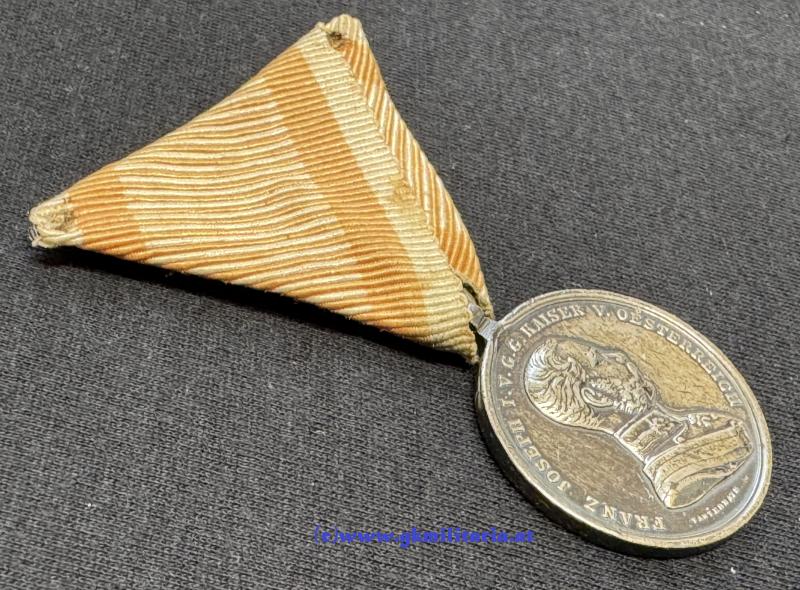 k.u.k. Silberne Tapferkeitsmedaille 2. Klasse Kaiser Franz Joseph I.!!