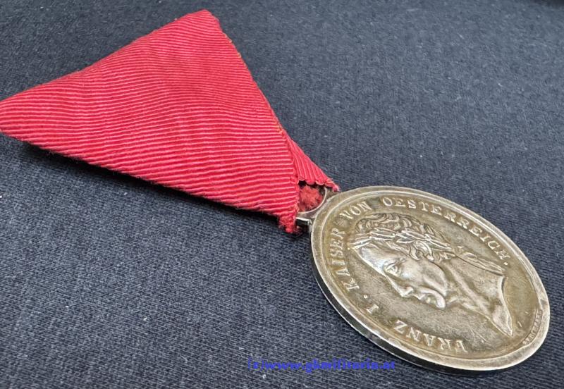k.u.k. Fleissmedaille - Kaiser Franz I. von Österreich !!
