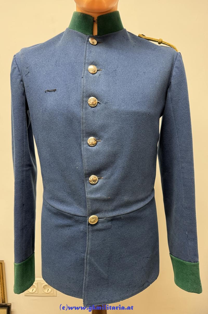 k.u.k. Waffenrock Dragoner Mannschaft - Oberösterreichisch-salzburgisches Dragonerregiment Nr. 4 - Monturdepotstempel!!