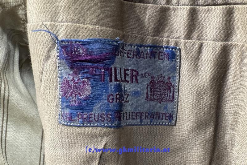 k.u.k. Waffenrock Dragoner Zugsführer - Niederösterreichisches Dragonerregiment Nr. 3 !!