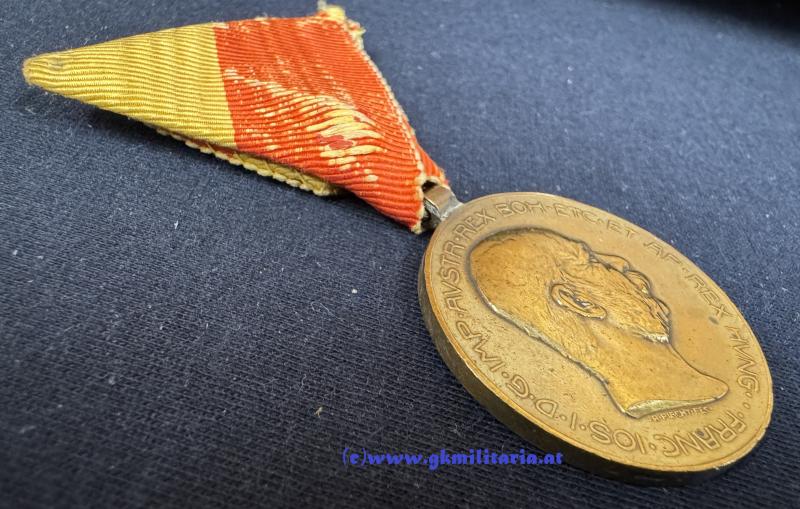 Bosnisch-Herzegowinische Erinnerungsmedaille 1909 - Bosnienmedaille!!