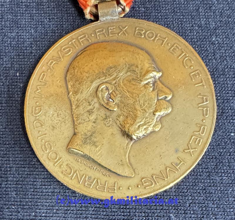 Bosnisch-Herzegowinische Erinnerungsmedaille 1909 - Bosnienmedaille!!
