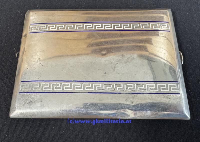 k.u.k. Zigarettentabatiere k.u.k. Luftfahrtruppe - Flugzeugführer Kpl. Karl Guttmann FLIK 24+39!!