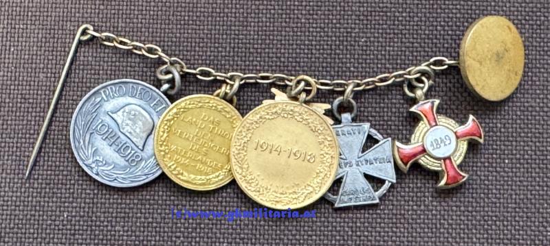 k.u.k. 5-teiliges Frackkettchen!!